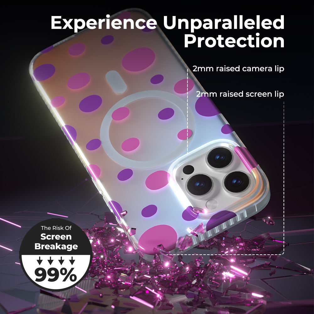 Opalescent Polka Dot | Bubble MagSafe Phone Case Grip Set