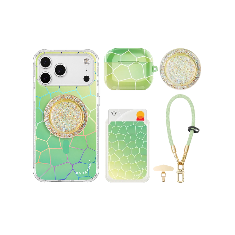 Vacay Glow Green iPhone Bundle Set