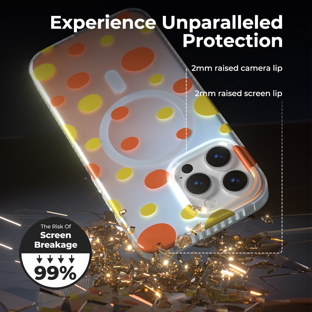 Opalescent Polka Dot | MagSafe Phone Case Grip Set