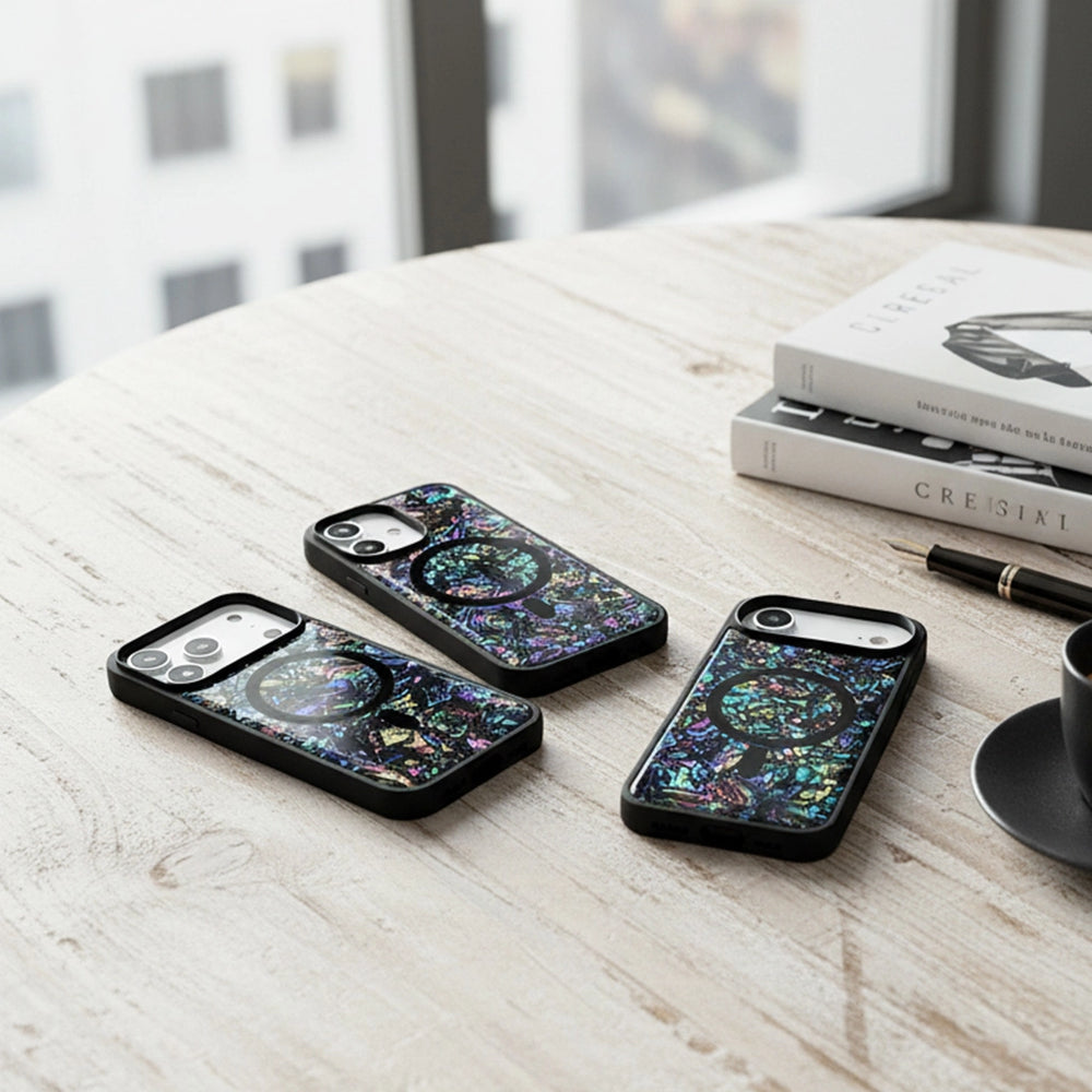 Opaline｜White MagSafe Phone Case Grip Set