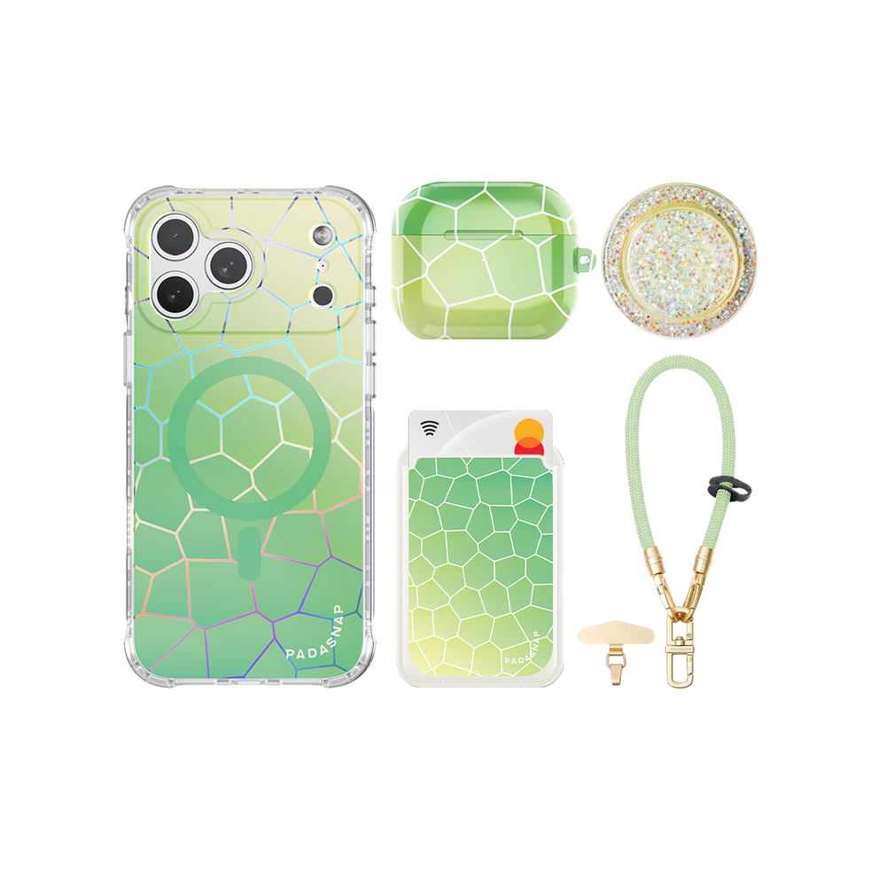 Vacay Glow Green iPhone Bundle Set