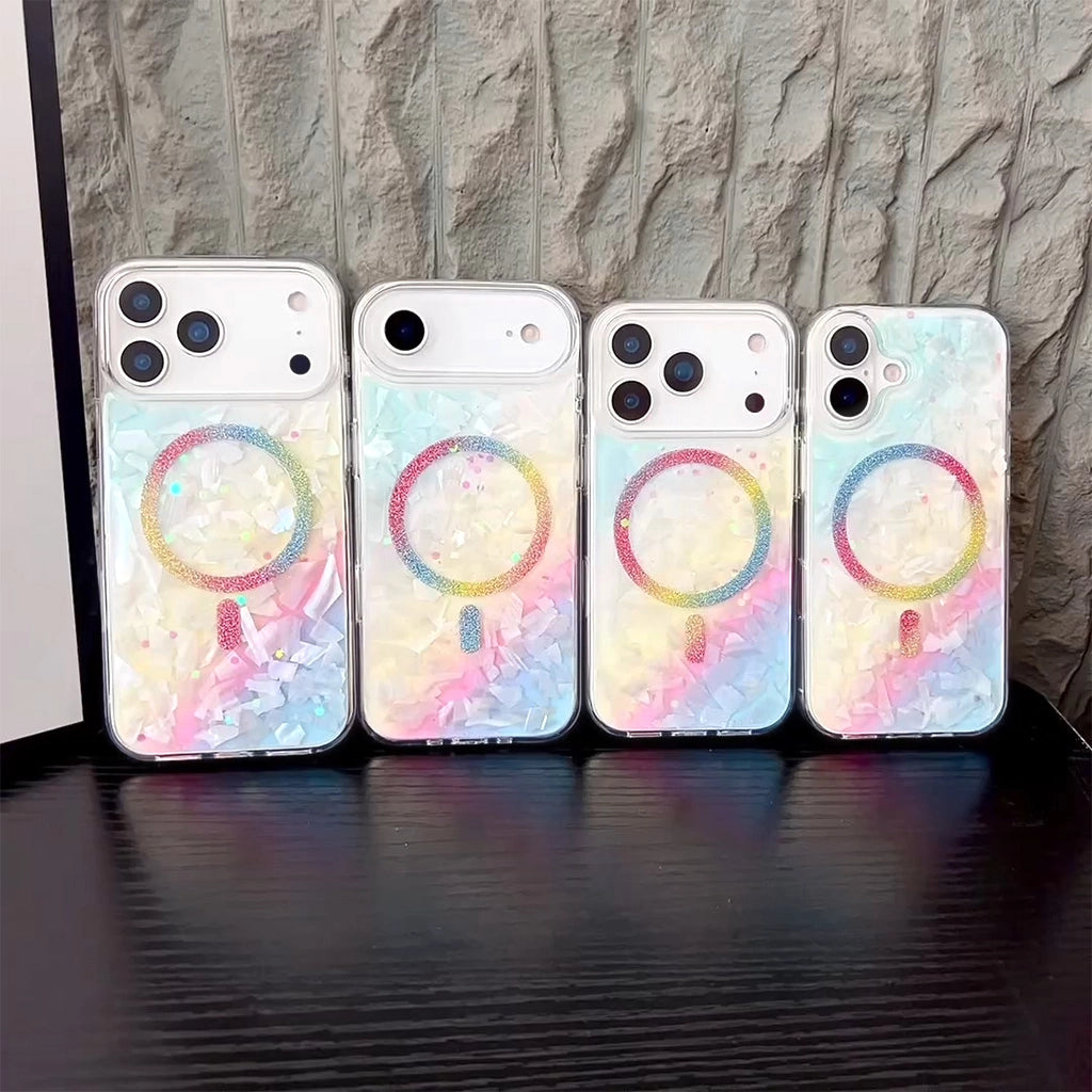 Opaline｜White MagSafe Phone Case Grip Set