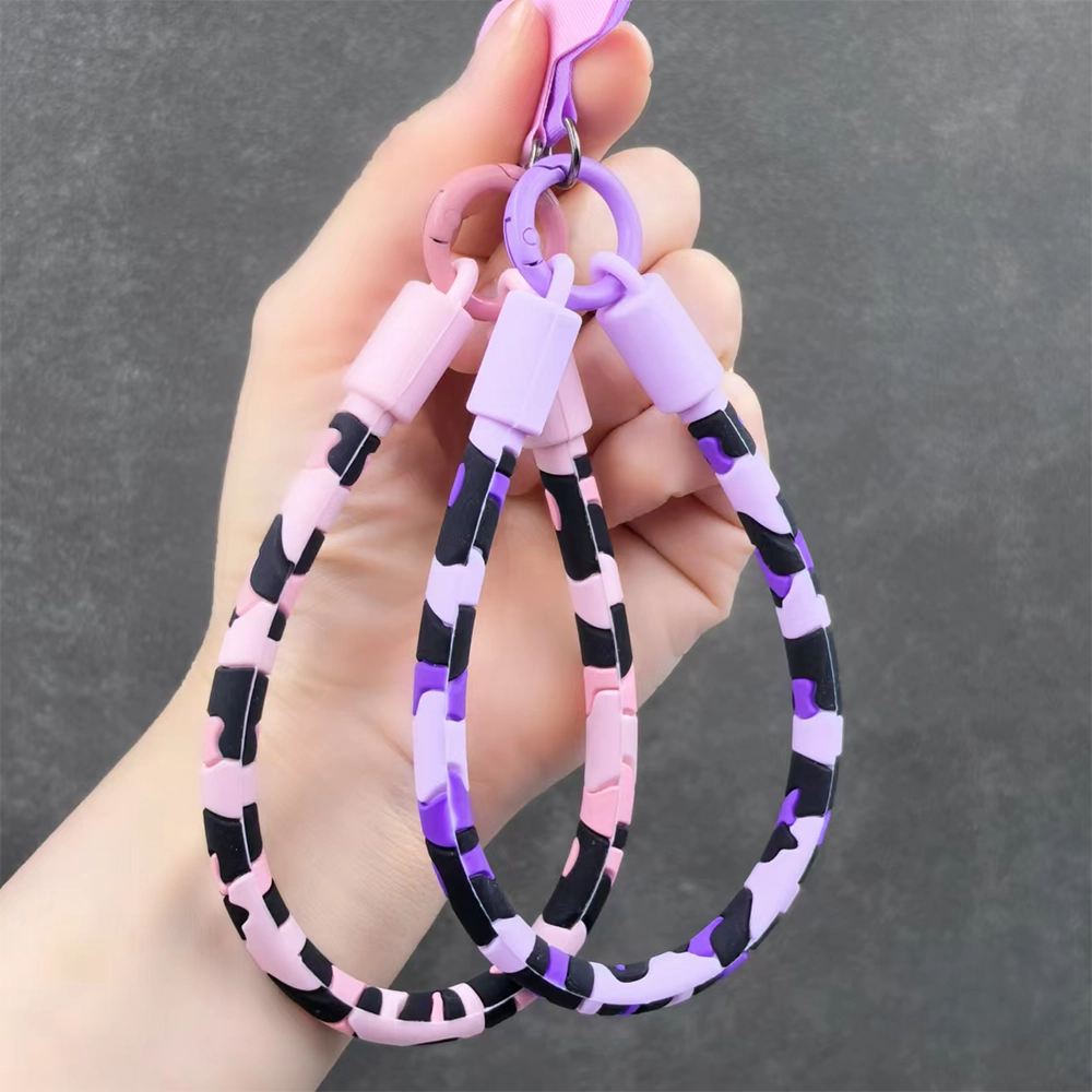 Wild Leopard Silicone Phone Wrist Strap