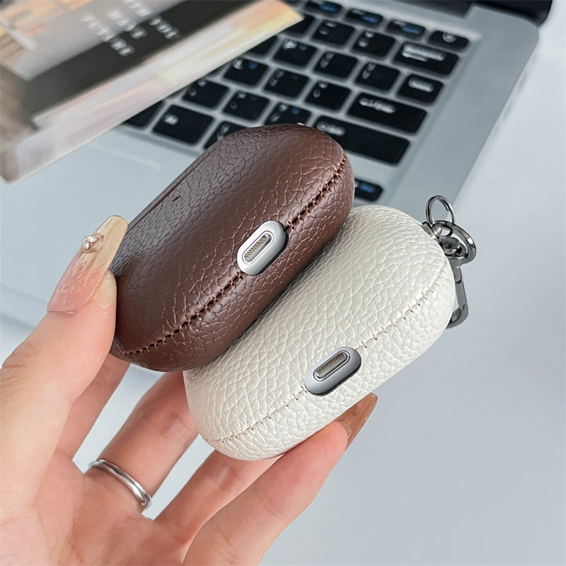 Lychee Leather Airpods Case