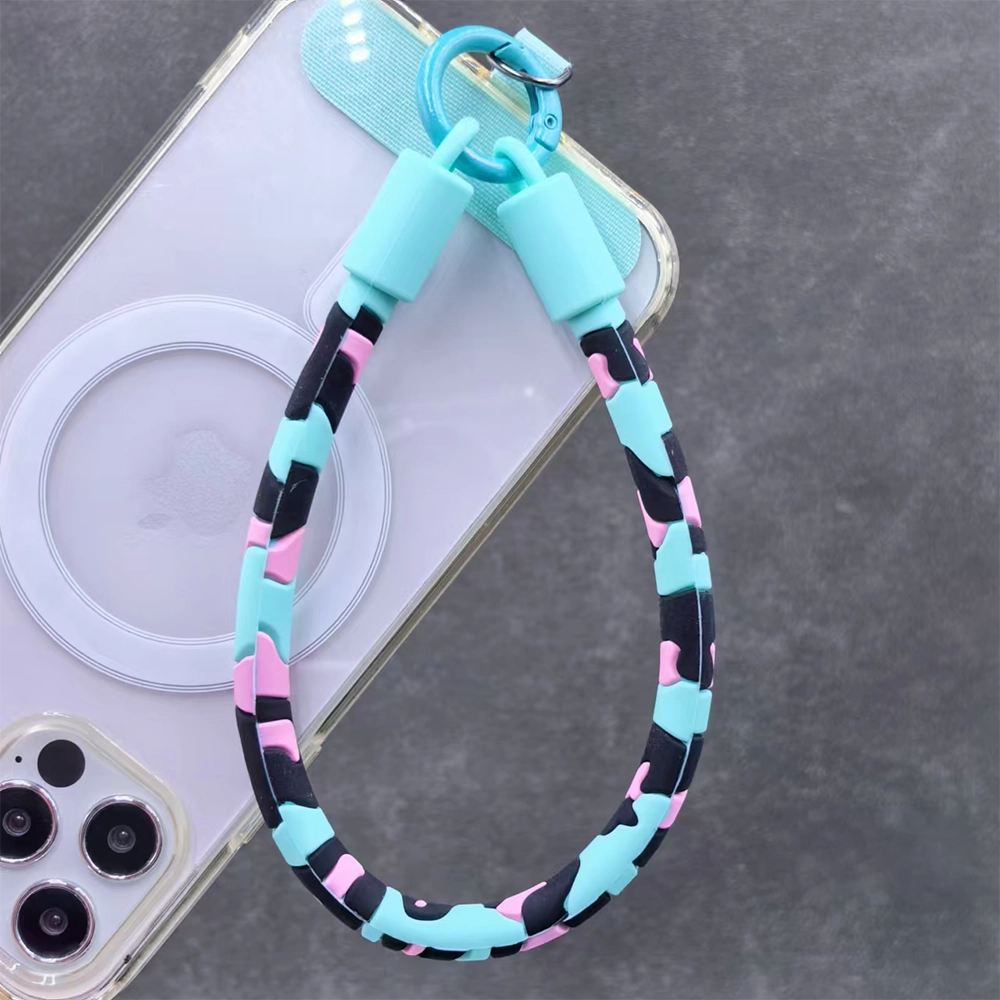 Wild Leopard Silicone Phone Wrist Strap