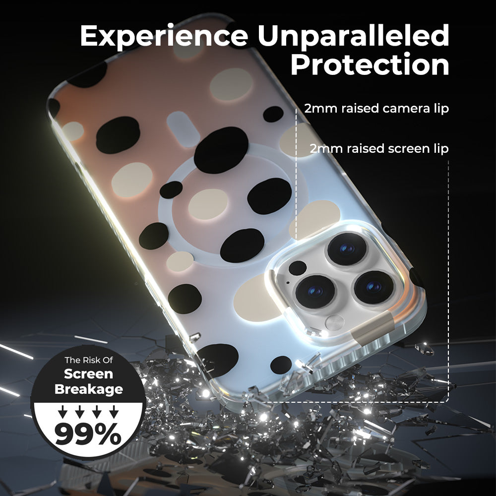 Opalescent Polka Dot | MagSafe Phone Case Grip Set