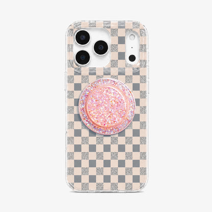 Glitter Chessboard MagSafe Phone Case Grip Set