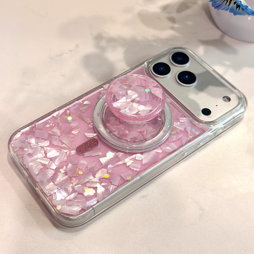 Opaline｜Black MagSafe Phone Case Grip Set