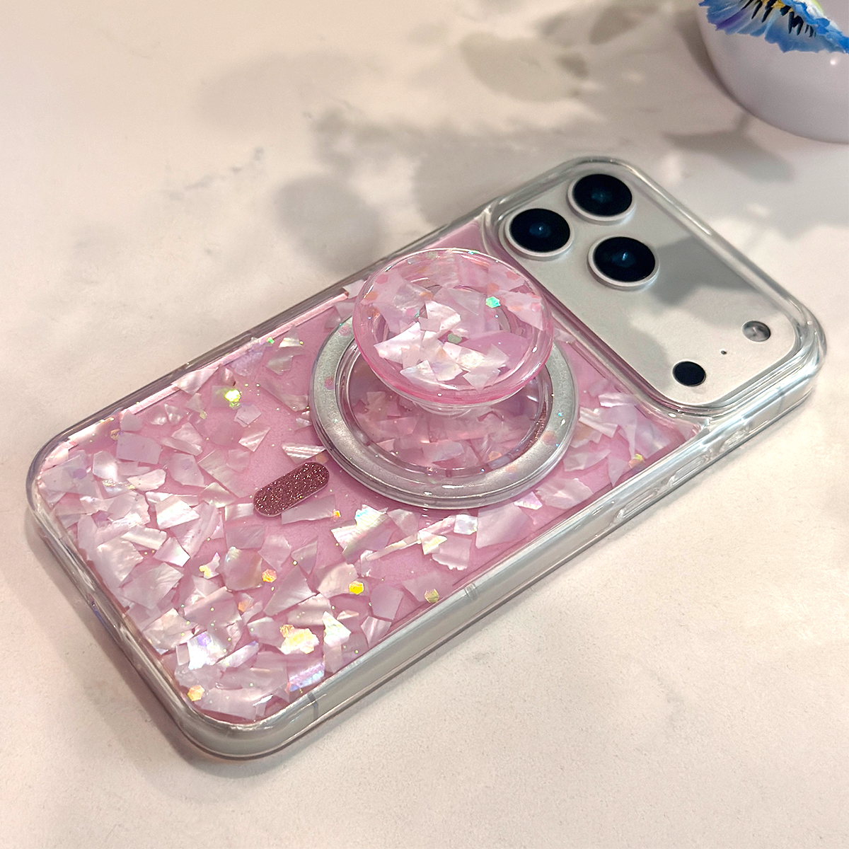 Opaline｜Black MagSafe Phone Case Grip Set