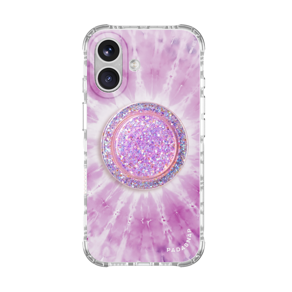 Tie-Dye Spark | Purple MagSafe Phone Case Grip Set