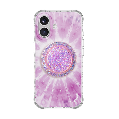 Tie-Dye Spark | Purple MagSafe Phone Case Grip Set