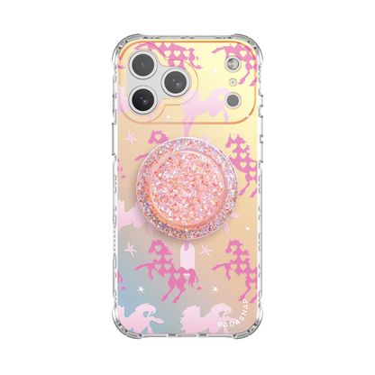 Pony Hugs Green MagSafe Phone Case Grip Set