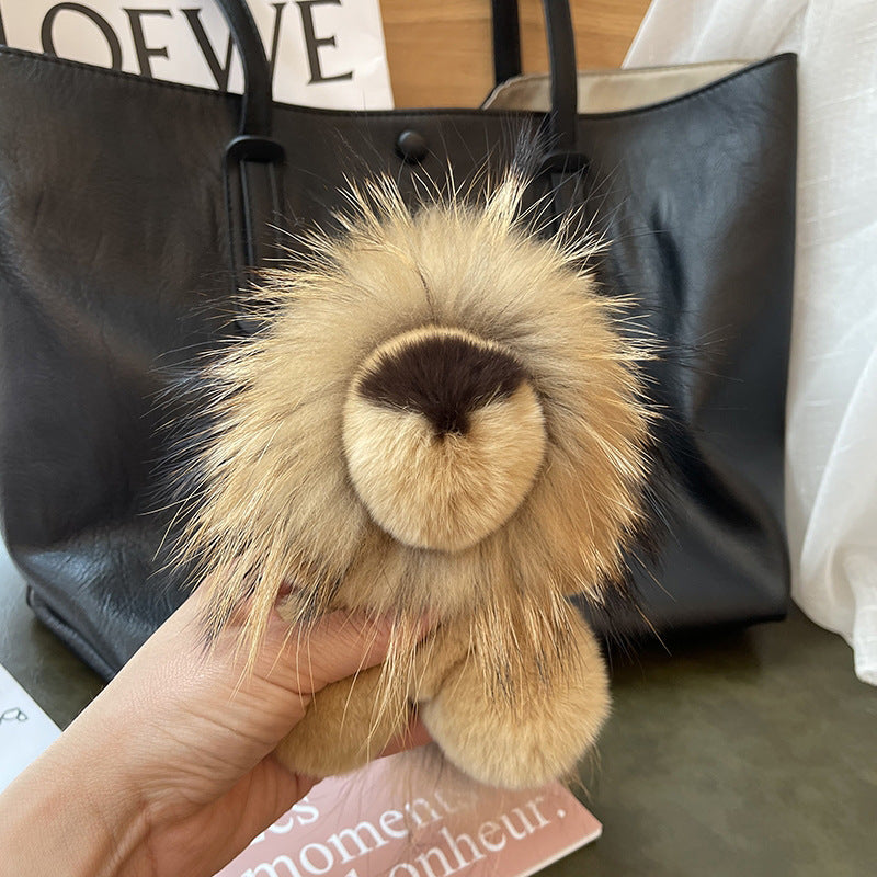 Lion Phone Bag Charm Keychain