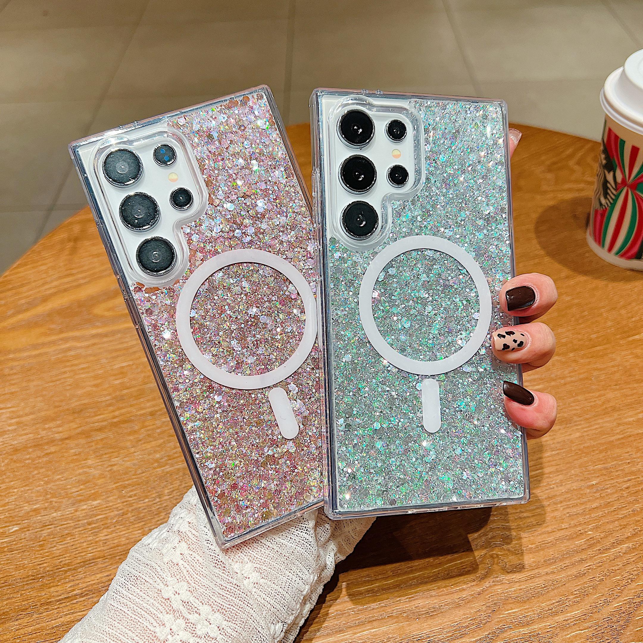 Glitter MagSafe Phone Case For Samsung