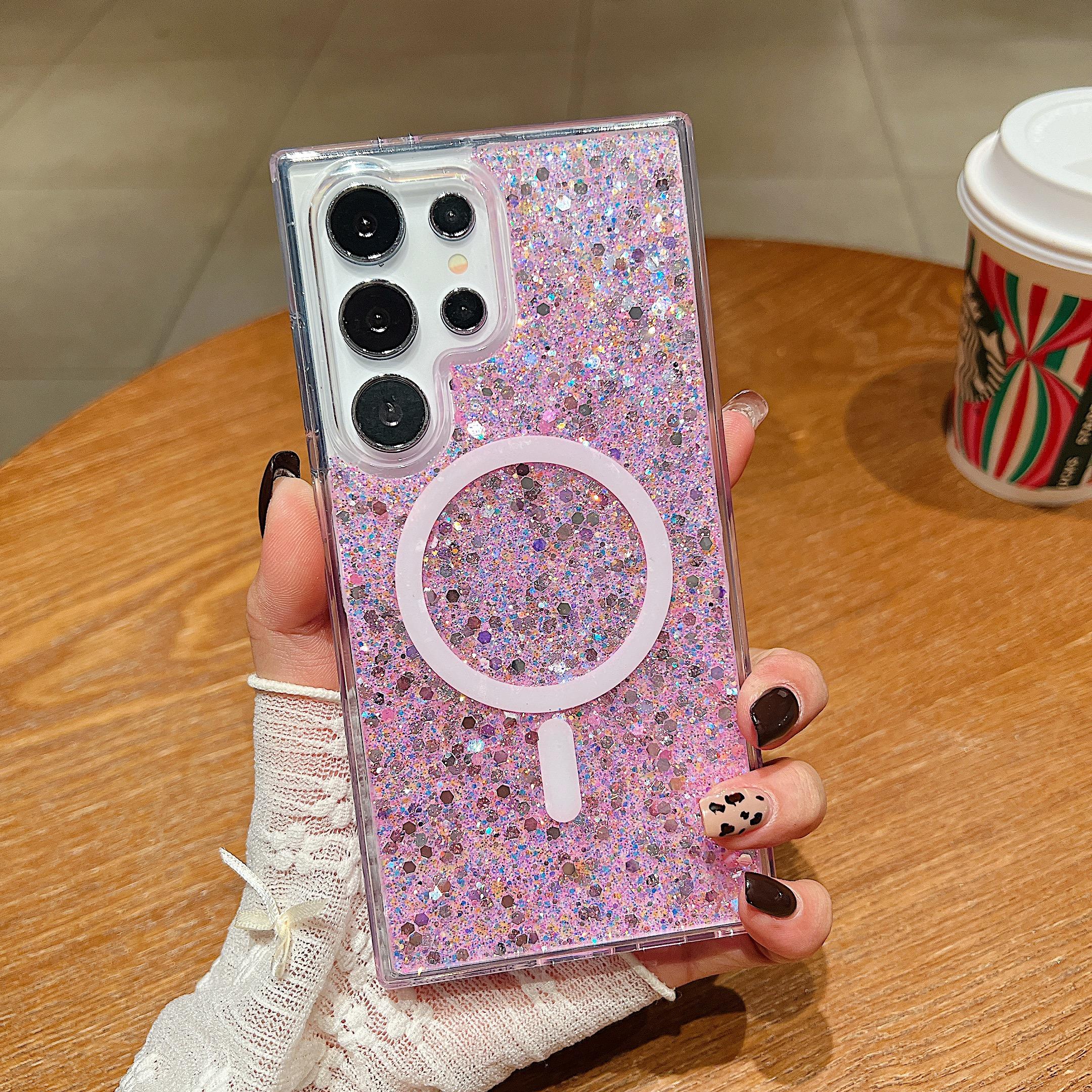 Glitter MagSafe Phone Case For Samsung