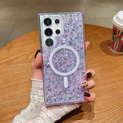 Glitter MagSafe Phone Case For Samsung