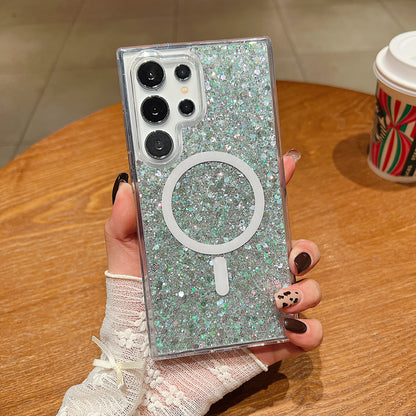 Glitter MagSafe Phone Case For Samsung