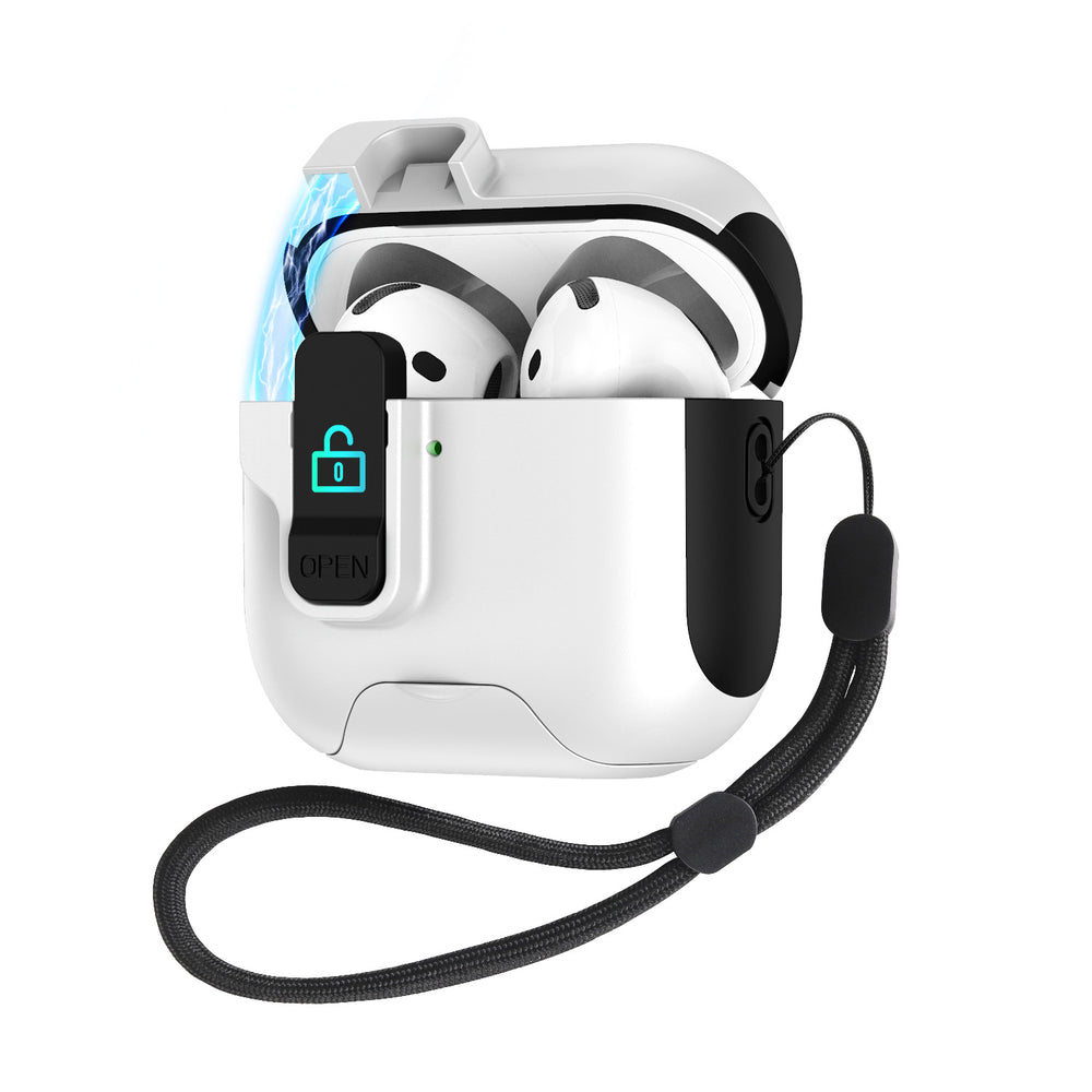 Apple earphone cover pop-up cover stand earphone case