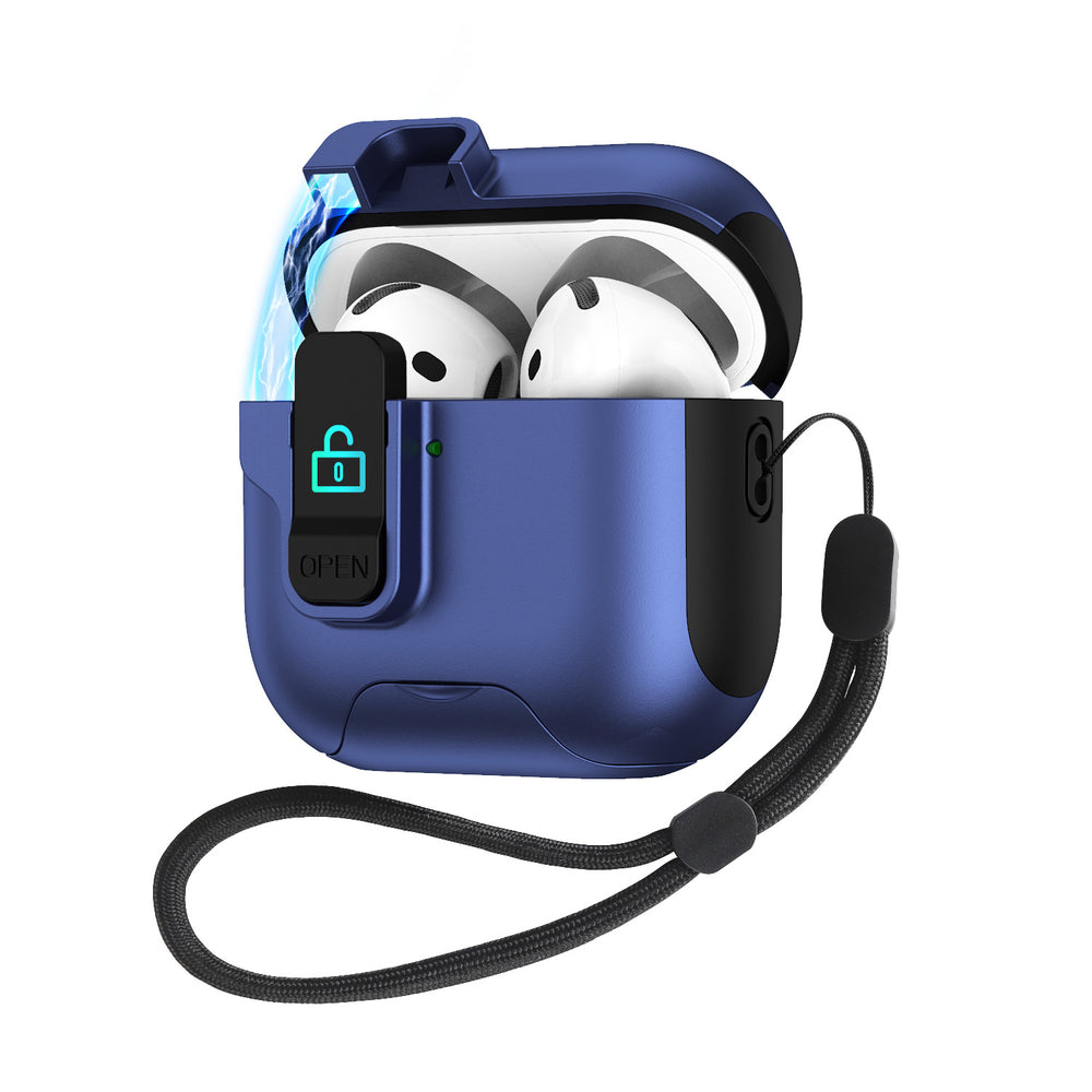 Apple earphone cover pop-up cover stand earphone case