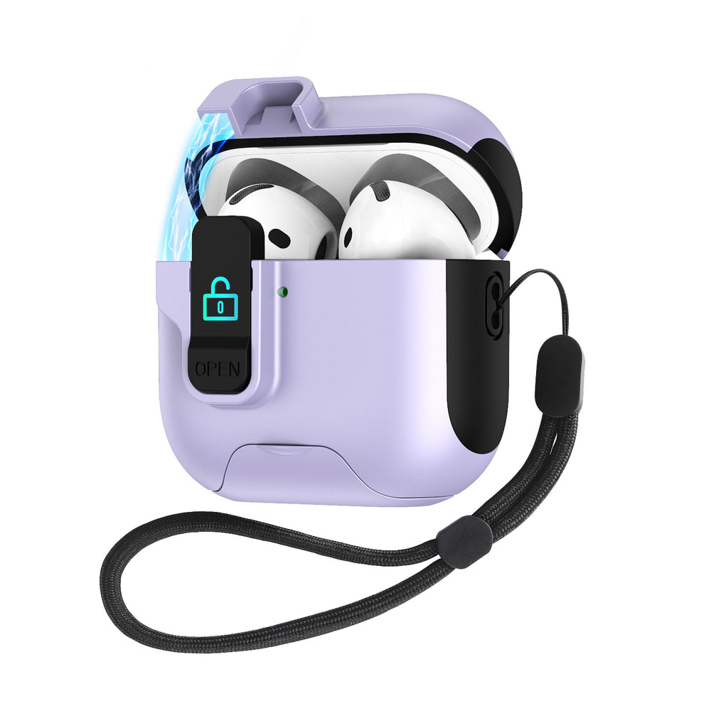 Apple earphone cover pop-up cover stand earphone case