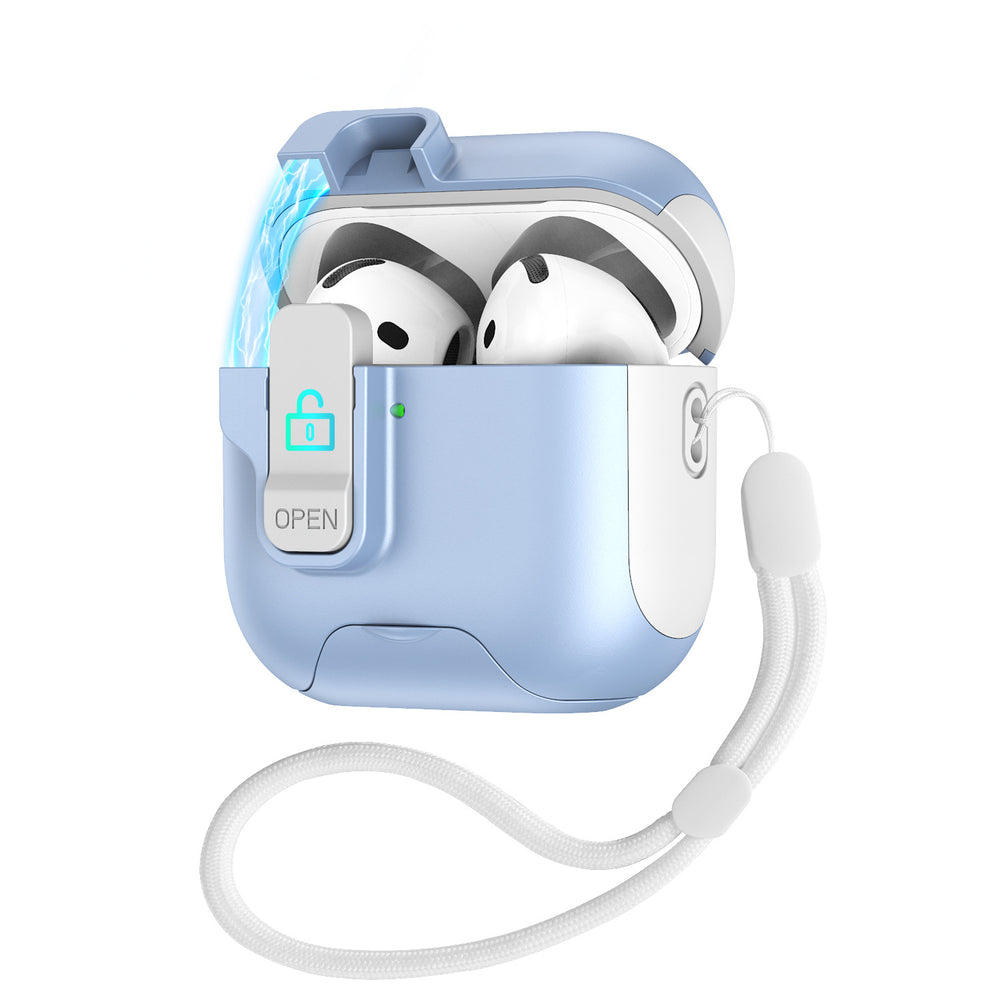 Apple earphone cover pop-up cover stand earphone case