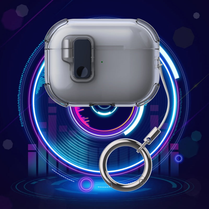 Automatic Pop-up Cover Clear Airpods Case