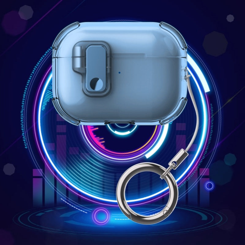 Automatic Pop-up Cover Clear Airpods Case