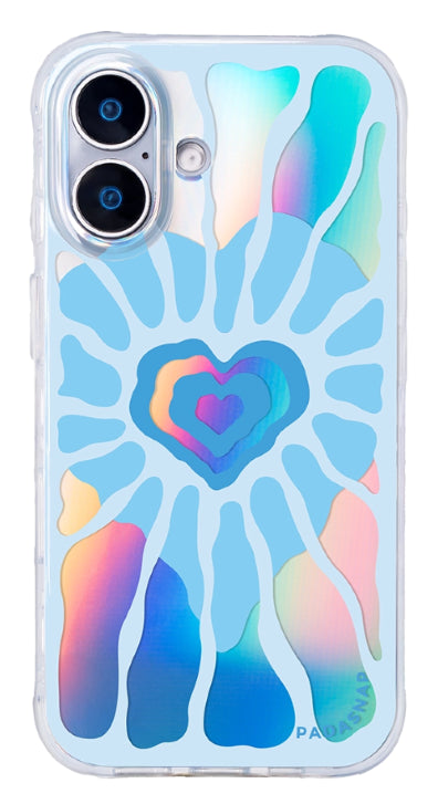 Radiant Hearts | Blue MagSafe Phone Case Grip Set