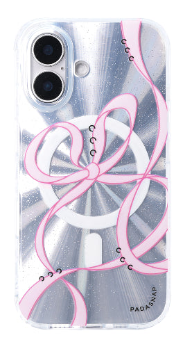 Starry Ribbons | Pink Radiation MagSafe Phone Case Grip Set