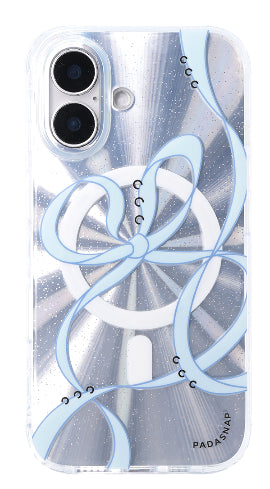 Starry Ribbons | Blue Radiation MagSafe Phone Case
