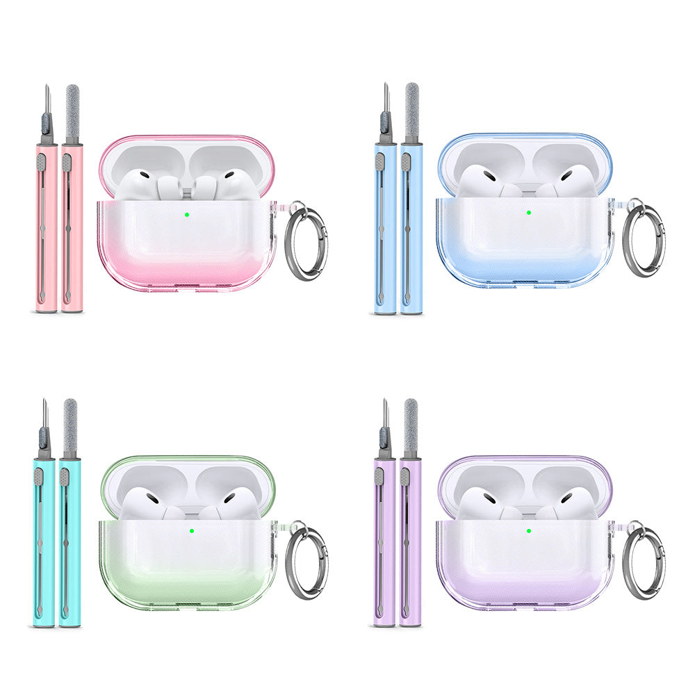 Mint Glow Blue Airpods Case