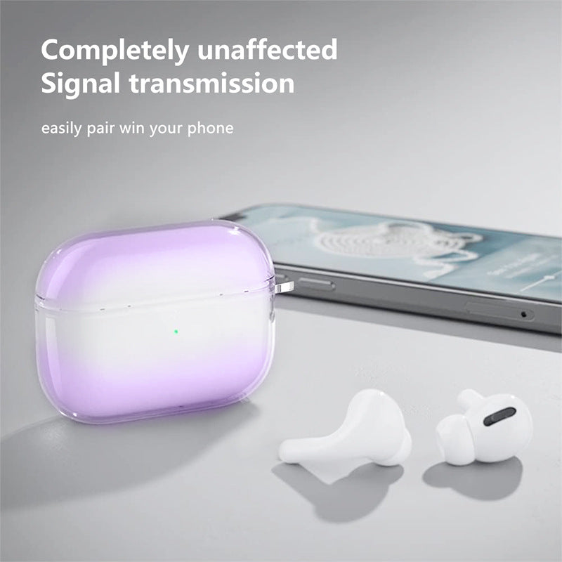 Mint Glow Blue Airpods Case