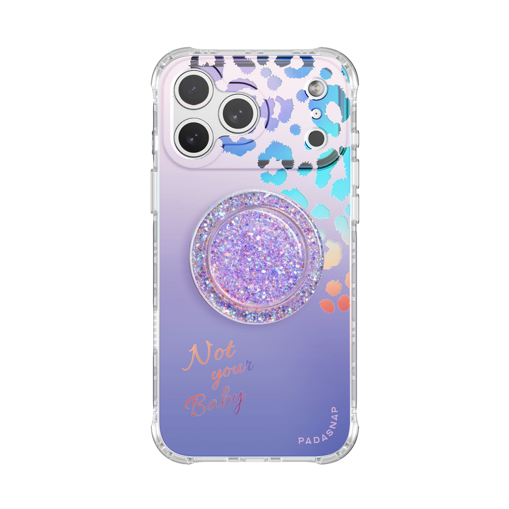 Not Your Baby Brown MagSafe Phone Case Grip Set