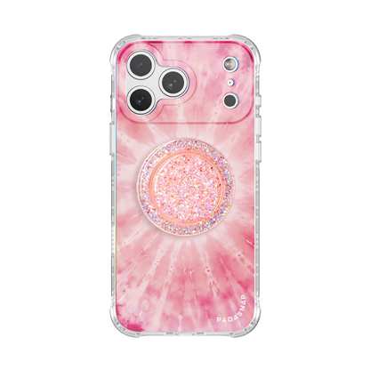 Tie-Dye Spark | Purple MagSafe Phone Case Grip Set