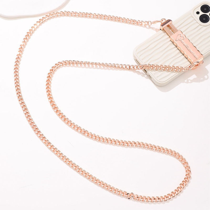 Metal Phone Clip Crossbody Lanyard