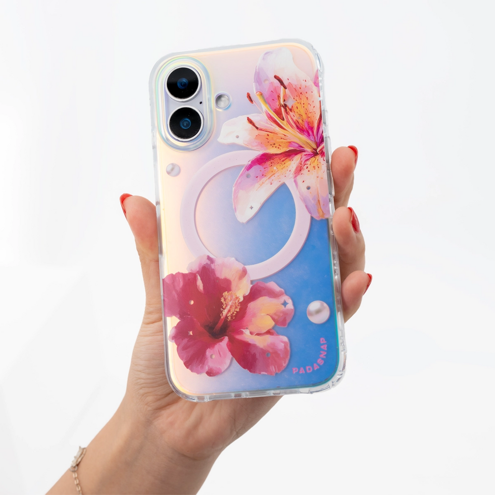 GlamFlora | Pink MagSafe Phone Case