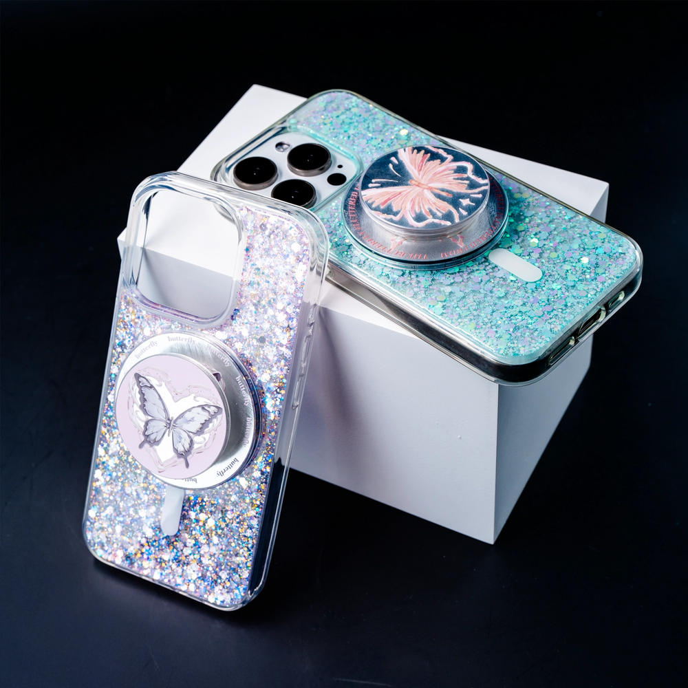 All That Glitter | Butterfly MagSafe Phone Case Grip Set