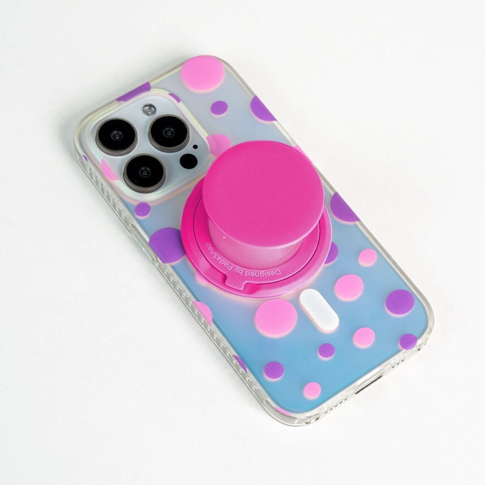 Opalescent Polka Dot | MagSafe Phone Case Grip Set