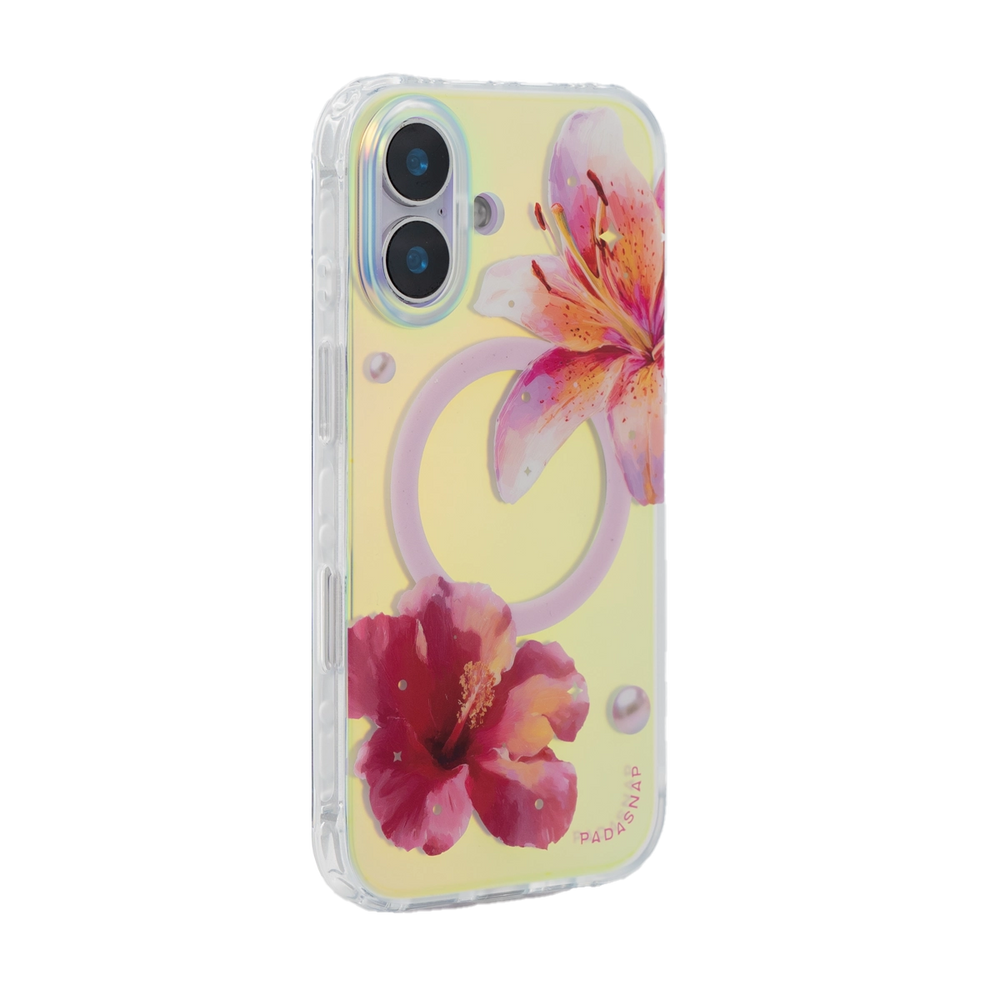 GlamFlora | Pink MagSafe Phone Case