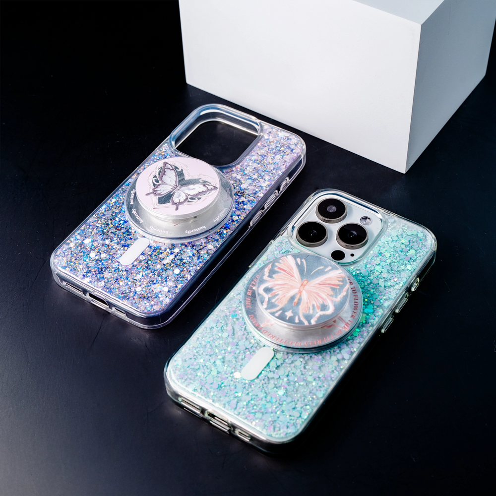 All That Glitter | Butterfly MagSafe Phone Case Grip Set