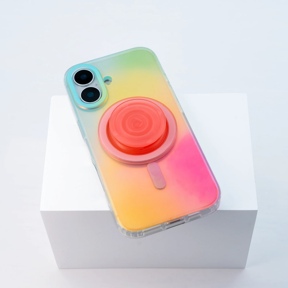 Omni Glow | Rainbow MagSafe Phone Case Grip Set