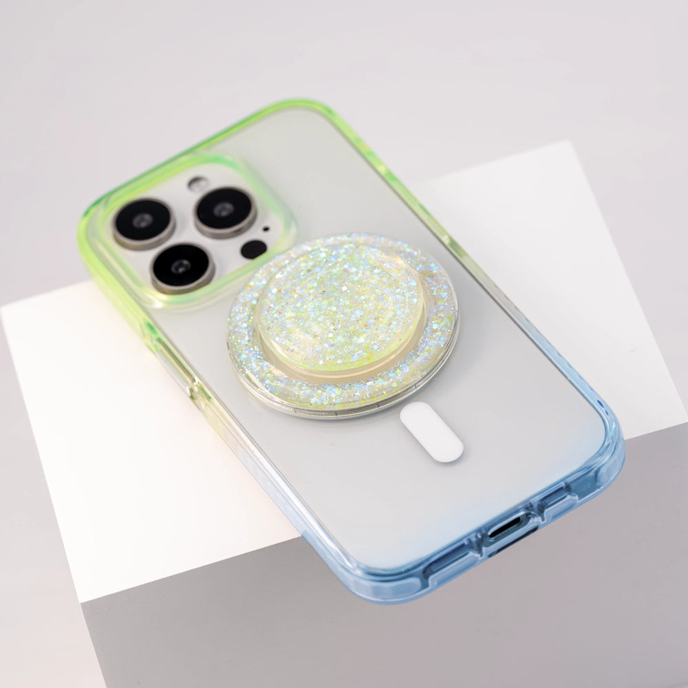 GlitzEdge | Pink MagSafe Phone Case Grip Set