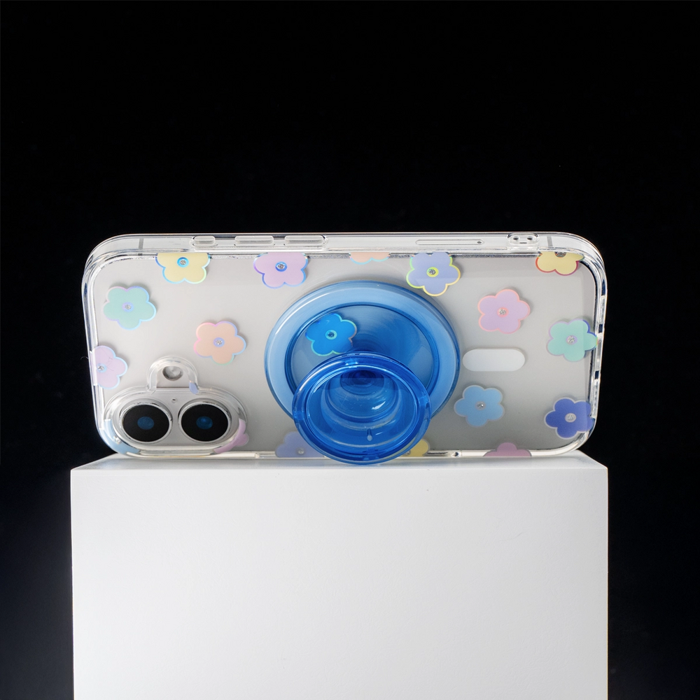 Laser Bloom | Flower MagSafe Phone Case Grip Set