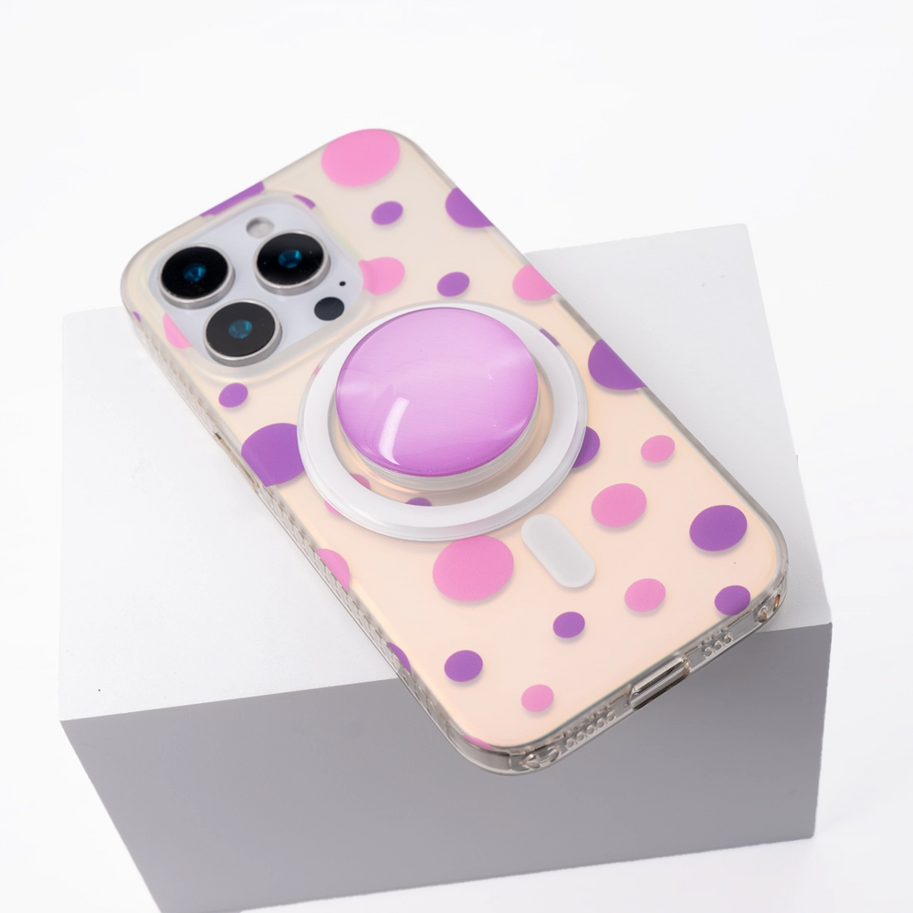 LolliLoop | Purple MagSafe Phone Case With Grip