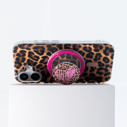 VividWild | Light Brown MagSafe Phone Case Grip Set