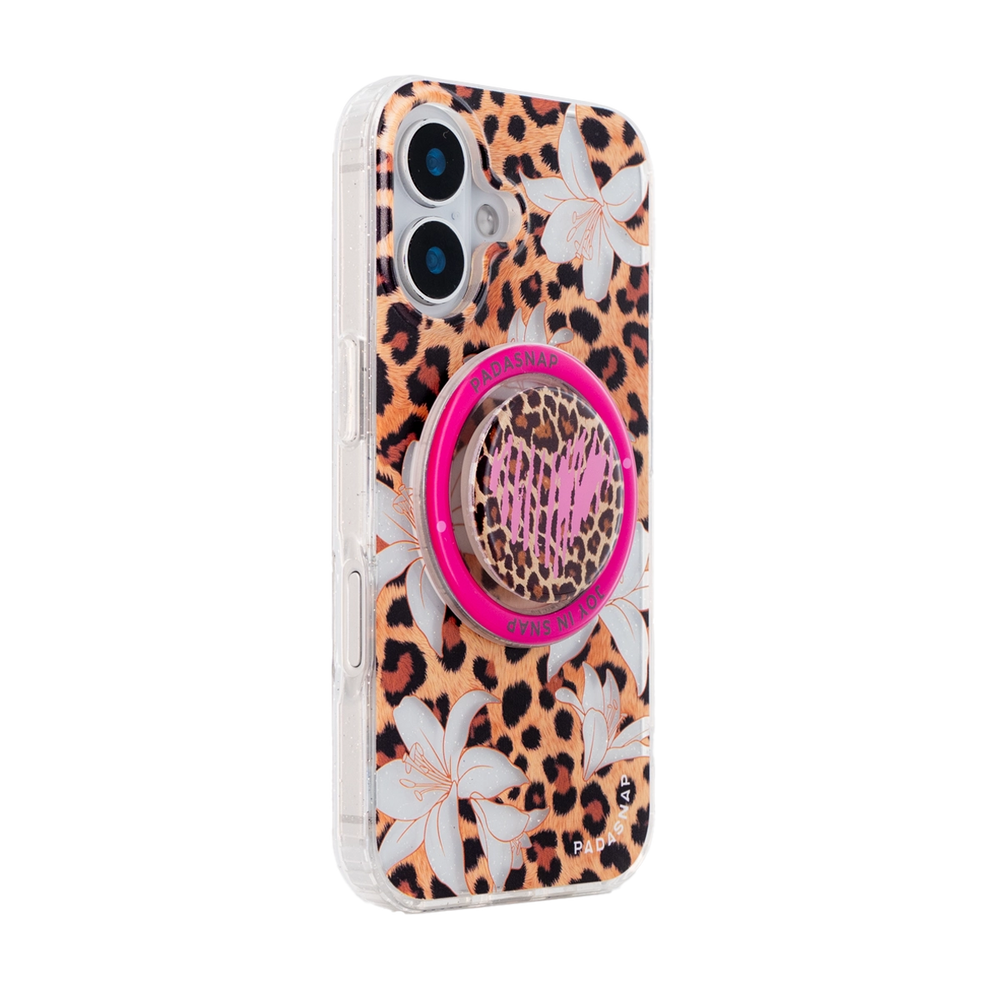 Sassy Jungle | Brown MagSafe Phone Case Grip Set