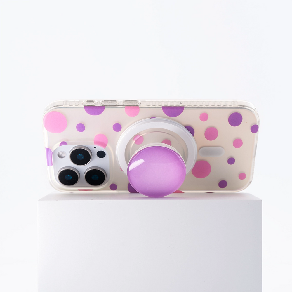 LolliLoop | Purple MagSafe Phone Case With Grip