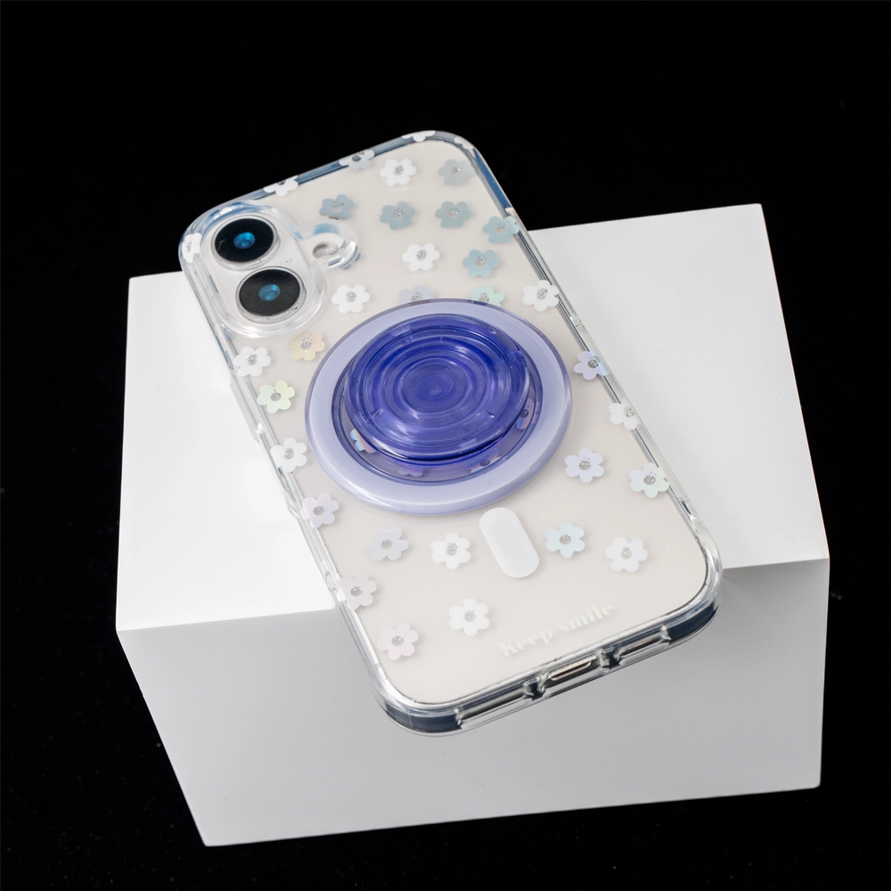 Laser Bloom | Flower MagSafe Phone Case Grip Set
