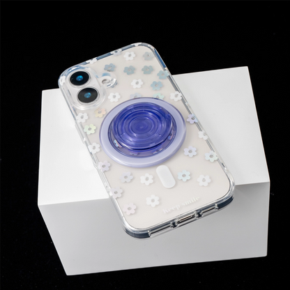 Laser Bloom | Flower MagSafe Phone Case Grip Set