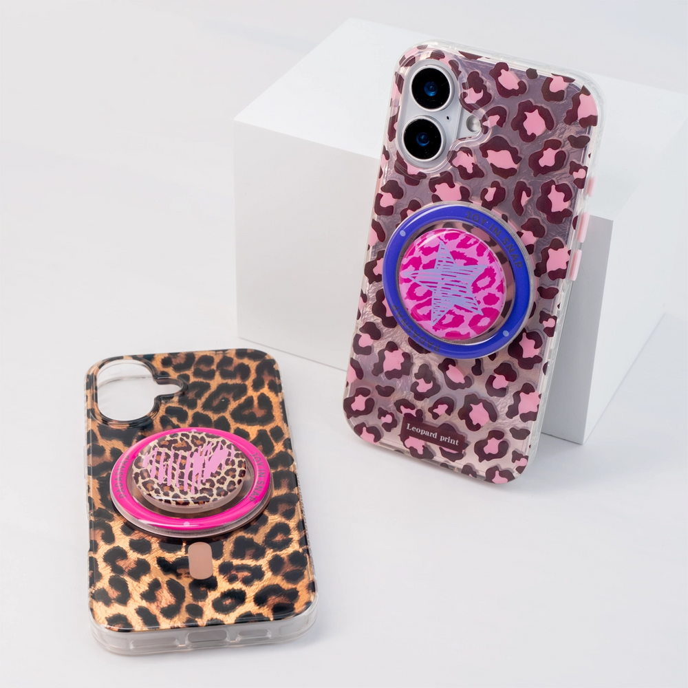 VividWild | Pink MagSafe Phone Case Grip Set